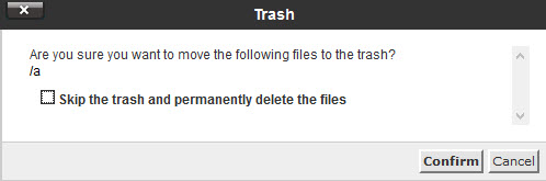 حذف یک فایل یا پوشه در سی پنل